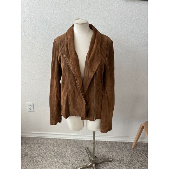 Scoop NYC Jackets & Blazers - Scoop NYC Suede Women's Brown Jacket size M